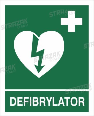 DEFIBRYLATOR - płyta sztywna 20x30cm
