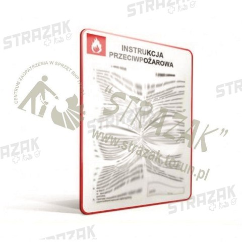 INSTRUKCJA POSTĘPOWANIA NA WYPADEK POŻARU DLA BUDYNKÓW MAGAZYNOWYCH Z MATERIAŁAMI NIEBEZPIECZNYMI
