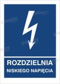 ROZDZIELNIA NISKIEGO NAPIĘCIA - płyta sztywna 20x30cm
