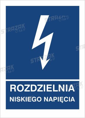 ROZDZIELNIA NISKIEGO NAPIĘCIA - płyta sztywna 20x30cm