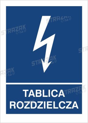 TABLICA ROZDZIELCZA - płyta sztywna 20x30cm
