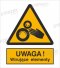 UWAGA! WIRUJĄCE ELEMENTY - płyta sztywna 20x30cm