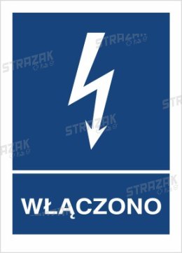 WŁĄCZONO - płyta sztywna 20x30cm
