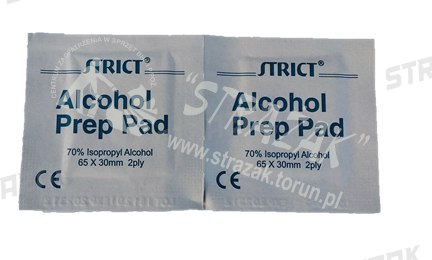 Chusteczki dezynfekujące z alkoholem