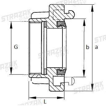 Nasada 25 GZ 3/4" gwint zewnętrzny