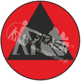 Oznaczenie pojazdów specjalnych - trójkąt czerwony, żółty