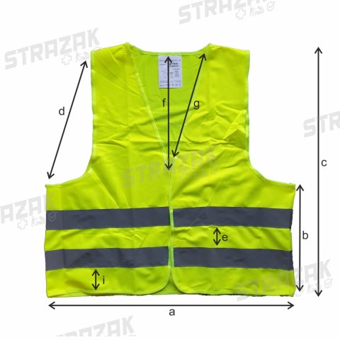 Kamizelka ostrzegawcza żółta roz. XXXL