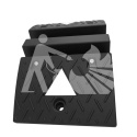 Mostek przejazdowy gumowy 2x75 80x30cm