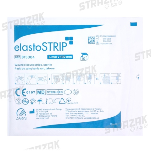 Paski do zamykania ran elastoSTRIP 6x102mm - 10 szt