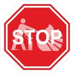 STOP 55x55 folia podłogowa antypoślizgowa