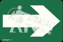WSKAŹNIK KIERUNKOWY 10x15 fotoluminescencyjny