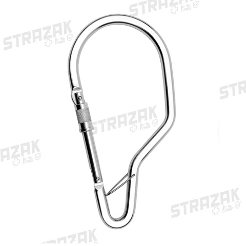 Zatrzaśnik karabińczyk aluminiowy z blokadą typu Twist-Lock AZ 125