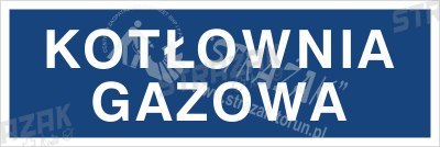 KOTŁOWNIA GAZOWA - płyta sztywna 10x30cm