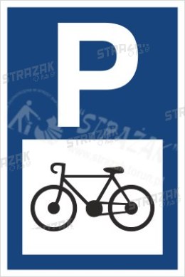 PARKING DLA ROWERÓW - płyta sztywna 40x60cm