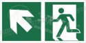 Piktogram na lampę ewakuacyjną