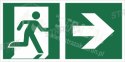 Piktogram na lampę ewakuacyjną