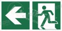 Piktogram na lampę ewakuacyjną