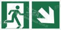 Piktogram na lampę ewakuacyjną