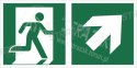 Piktogram na lampę ewakuacyjną