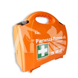 Apteczka walizkowa pomarańczowa mała AP-10 DIN13164 SUPER PLUS