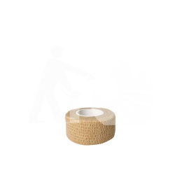 Opaska bandaż kohezyjny coban samoprzylepny 2,5cm x 4,5m - brąz
