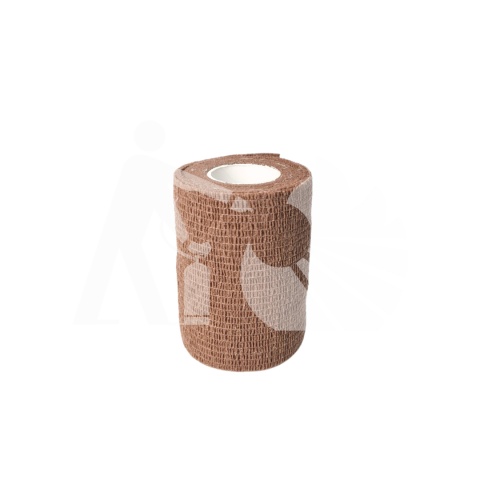 Opaska bandaż kohezyjny coban samoprzylepny 7,5cm x 4,5m - khaki