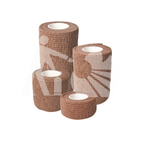 Opaska bandaż kohezyjny coban samoprzylepny 10cm x 4,5m - khaki