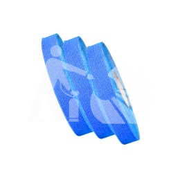 Taśma kinezjologiczna KINESIO TAPE 1cm x 5m - niebieska