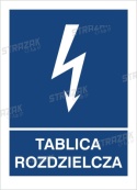 TABLICA ROZDZIELCZA - folia samoprzylepna 20x30cm