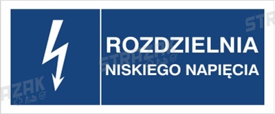 ROZDZIELNIA NISKIEGO NAPIĘCIA - płyta sztywna 20x30cm