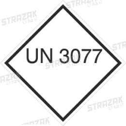 UN 3077 - folia samoprzylepna 10x10cm