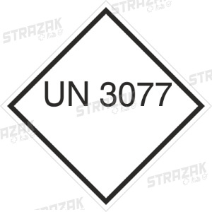 UN 3077 - folia samoprzylepna 10x10cm