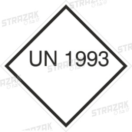 UN 1993 - folia samoprzylepna 10x10cm