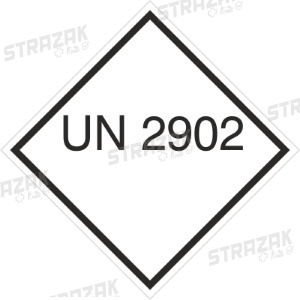 UN 2902 - folia samoprzylepna 10x10cm