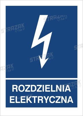 ROZDZIELNIA ELEKTRYCZNA - folia magnetyczna 20x30cm