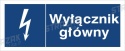 WYŁĄCZNIK GŁÓWNY - folia magnetyczna 20x30cm