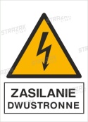 ZASILANIE DWUSTRONNE - folia samoprzylepna 20x30cm