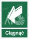 CIĄGNĄĆ - folia fotoluminescencyjna 15x15cm