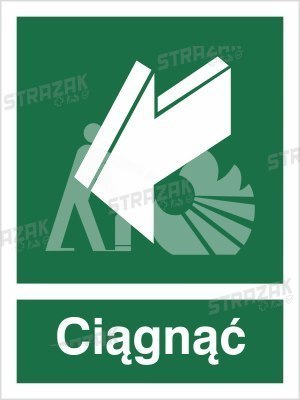 CIĄGNĄĆ - płyta fotoluminescencyjna 15x15cm