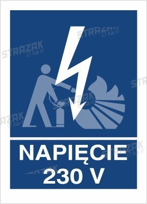 NAPIĘCIE 230V - płyta sztywna 7x20cm