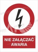 NIE ZAŁĄCZAĆ. AWARIA - folia samoprzylepna 5x7cm