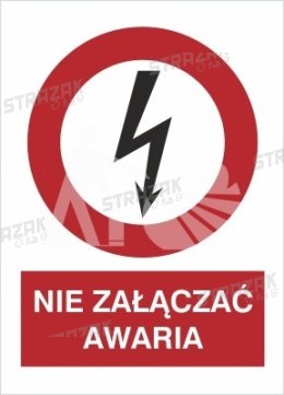 NIE ZAŁĄCZAĆ. AWARIA - folia samoprzylepna 5x7cm