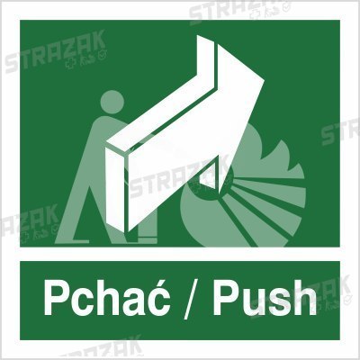 PCHAĆ - PUSH - folia fotoluminescencyjna 15x15cm