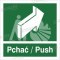 PCHAĆ - PUSH - folia fotoluminescencyjna 15x15cm