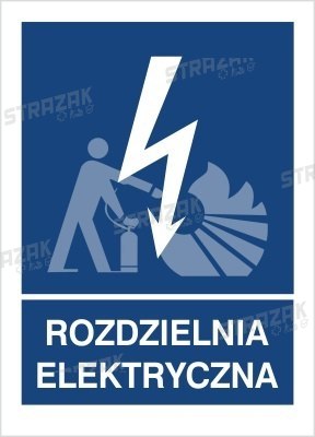 ROZDZIELNIA ELEKTRYCZNA - folia samoprzylepna 10x15cm
