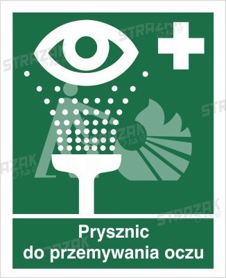 PRYSZNIC DO PRZEMYWANIA OCZU - płyta sztywna 20x30cm