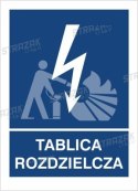 TABLICA ROZDZIELCZA - płyta sztywna 7x20cm