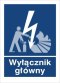 WYŁĄCZNIK GŁÓWNY - folia magnetyczna 10x15cm
