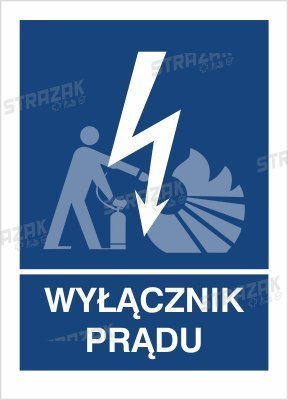 WYŁĄCZNIK PRĄDU - płyta sztywna 7x20cm